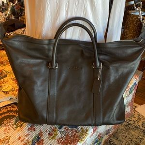 Coach Leather Sachel/Crossbody Weekend Bag